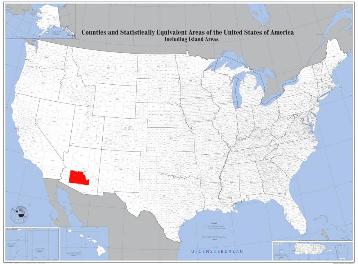 Փյունիկ քարտեզի վրա ԱՄՆ-ի